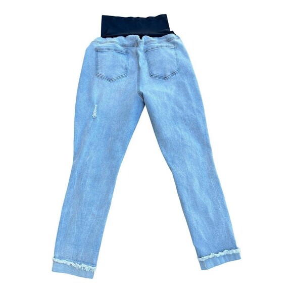 Savi Parker Women’s Size XL Ripped Maternity Jeans Over The Belly Maternity - Picture 3 of 6